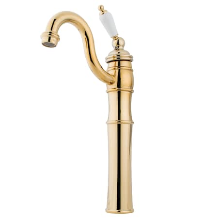 Kingston Brass Vessel Sink Faucet, Polished Brass KB3422PL